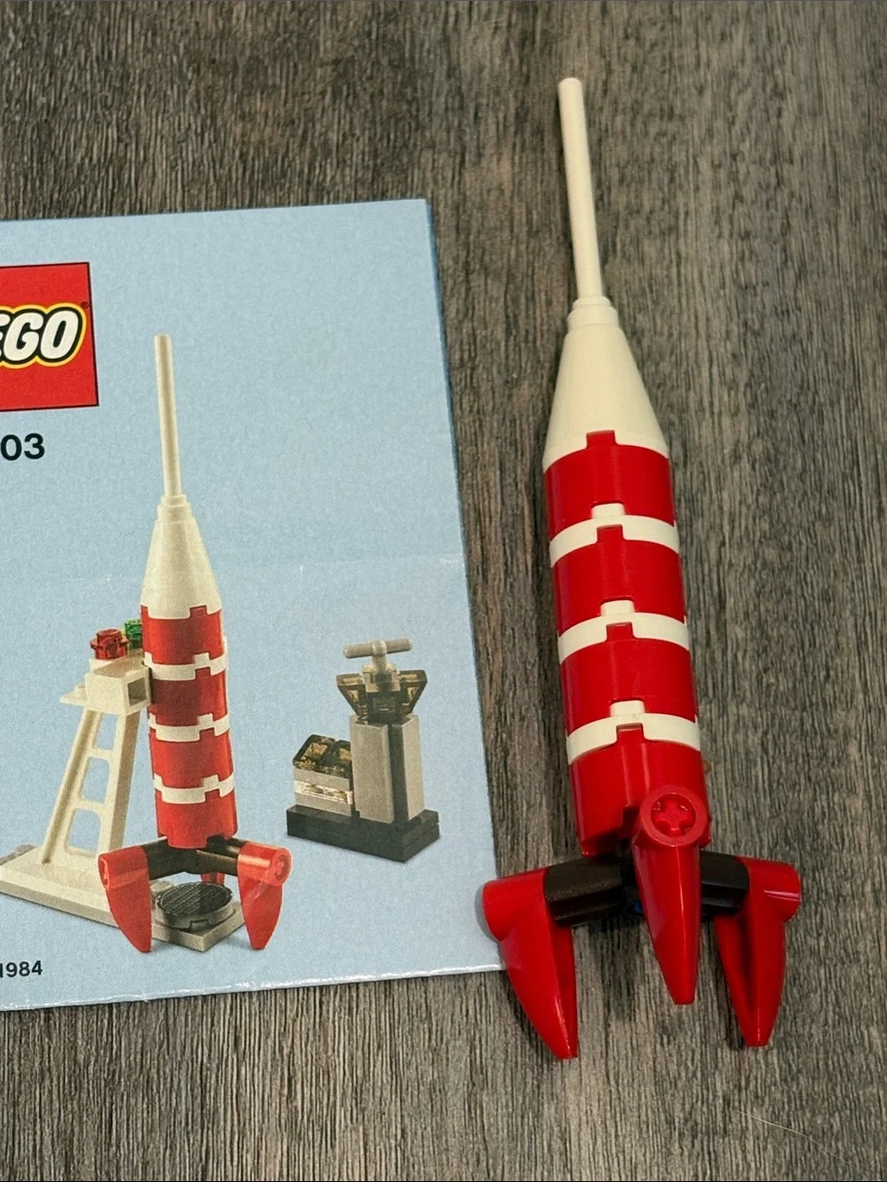 Lego Rocket mini build incomplete